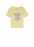 Koszulki i topy damskie - ECOALF Ramialf T-Shirt Damski, Złoty polar, XS - miniaturka - grafika 1