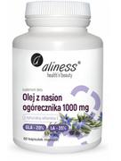 Suplementy naturalne - Aliness Olej z nasion ogórecznika 1000 mg, 60 kapsułek 122A-9155E - miniaturka - grafika 1