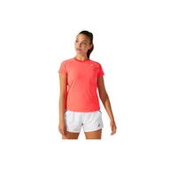 Koszulki sportowe damskie - Koszulka tenisowa damska ASICS Women Court W Piping SS - miniaturka - grafika 1