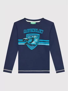 Benetton United Colors Of Bluzka 3VR5C100C Granatowy Regular Fit - Bluzy dla chłopców - miniaturka - grafika 1