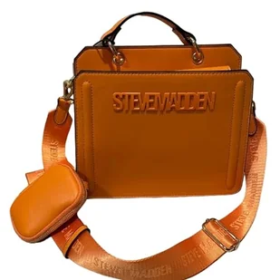Steve Madden Damska torba na ramię Bevelyn Cabrio, jeden rozmiar, Mango, Rozmiar Uniwersalny - Torebki damskie - miniaturka - grafika 1