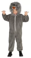 Stroje karnawałowe - Guirca Kostium dziecięcy mały Wilk Wilk kombinezon Szary zwierząt kostium z bajki Böser, 98/104, szary - miniaturka - grafika 1