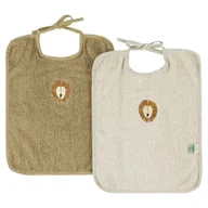 Śliniaki i fartuszki - Śliniaki Xl 2-Pack - Aura Lew Trixie Baby - miniaturka - grafika 1