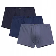 Majtki męskie - BOKSERKI MĘSKIE bawełniane dopasowane 3MH-218 wygodne Atlantic *XXL - miniaturka - grafika 1
