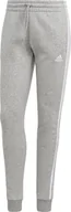 Spodnie męskie - Spodnie damskie adidas Essentials 3-Stripes Fleece szare IL3282-M - miniaturka - grafika 1