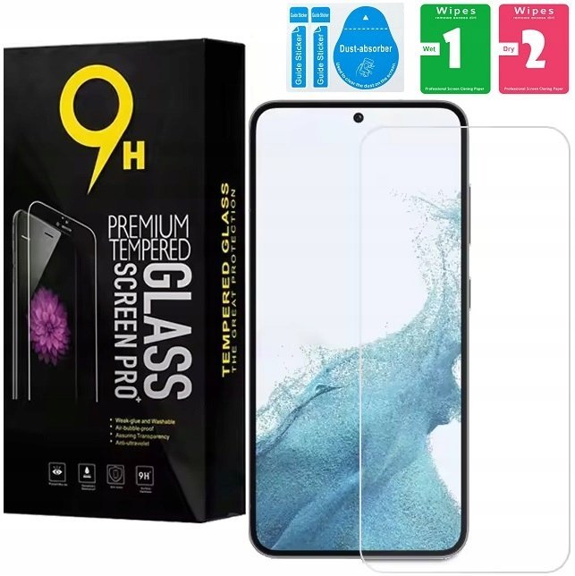 Szkło Hartowane Do Samsung Galaxy S25 Plus Szybka 9H Ochrona Ekranu Zestaw