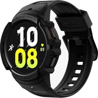 Akcesoria do smartwatchy - Spigen Etui z paskiem Rugged Armor Pro do Galaxy Watch 5/4 44 mm, czarne - miniaturka - grafika 1