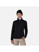 Bluzy damskie - Bluza techniczna damska Rossignol W Blackside Fleece Fz czarna L - miniaturka - grafika 1
