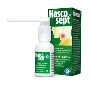 Hasco-Lek Hascosept aerozol Forte 30 ml - Przeziębienie i grypa - miniaturka - grafika 1