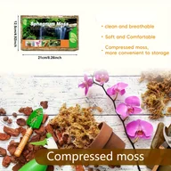 Rękodzieło - TEMU 150g Naturalna Mata Mchowa w Kolorach Mieszanych Specjalnie do Uprawy Orchidei Wielokrotnego Użytku, Wysoko Chłonna Podkładka - miniaturka - grafika 1