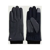 Rękawiczki - Tommy Hilfiger Skórzane rękawiczki | z dodatkiem wełny - miniaturka - grafika 1