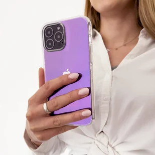 Aurora Case etui do Samsung Galaxy A52s 5G / A52 5G / A52 4G żelowy neonowy pokrowiec fioletowy - Etui i futerały do telefonów - miniaturka - grafika 3