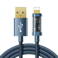 Kable USB - Joyroom kabel USB - Lightning do ładowania / transmisji danych 2,4A 20W 1,2m niebieski S-UL012A12 - miniaturka - grafika 1