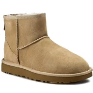 Śniegowce damskie - Śniegowce Ugg W Classic Mini II 1016222 Beżowy - miniaturka - grafika 1