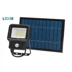 Kobi Naświetlacz SOLAR LED NCS 20W barwa ZIMNOBIAŁA LED2B KFLNCS20ZB - Lampy ogrodowe - miniaturka - grafika 1