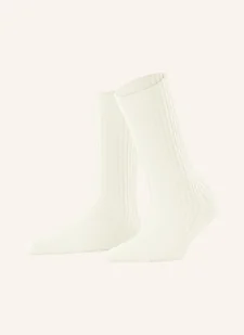 Falke Skarpety Cosy Wool Boot Z Wełną Merino weiss - Skarpetki damskie - miniaturka - grafika 1