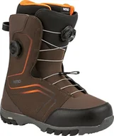 Buty snowboardowe - Nitro Buty snowboardowe Sentinel Boa Snowboard, brązowe, 30 - miniaturka - grafika 1