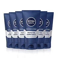 Kremy do twarzy - NIVEA MEN Protection & Care Nawadnianie Protector w opakowaniu 6 x 75 ml), nawilżający krem do twarzy do pielęgnacji skóry suchej twarzy dla mężczyzn - miniaturka - grafika 1