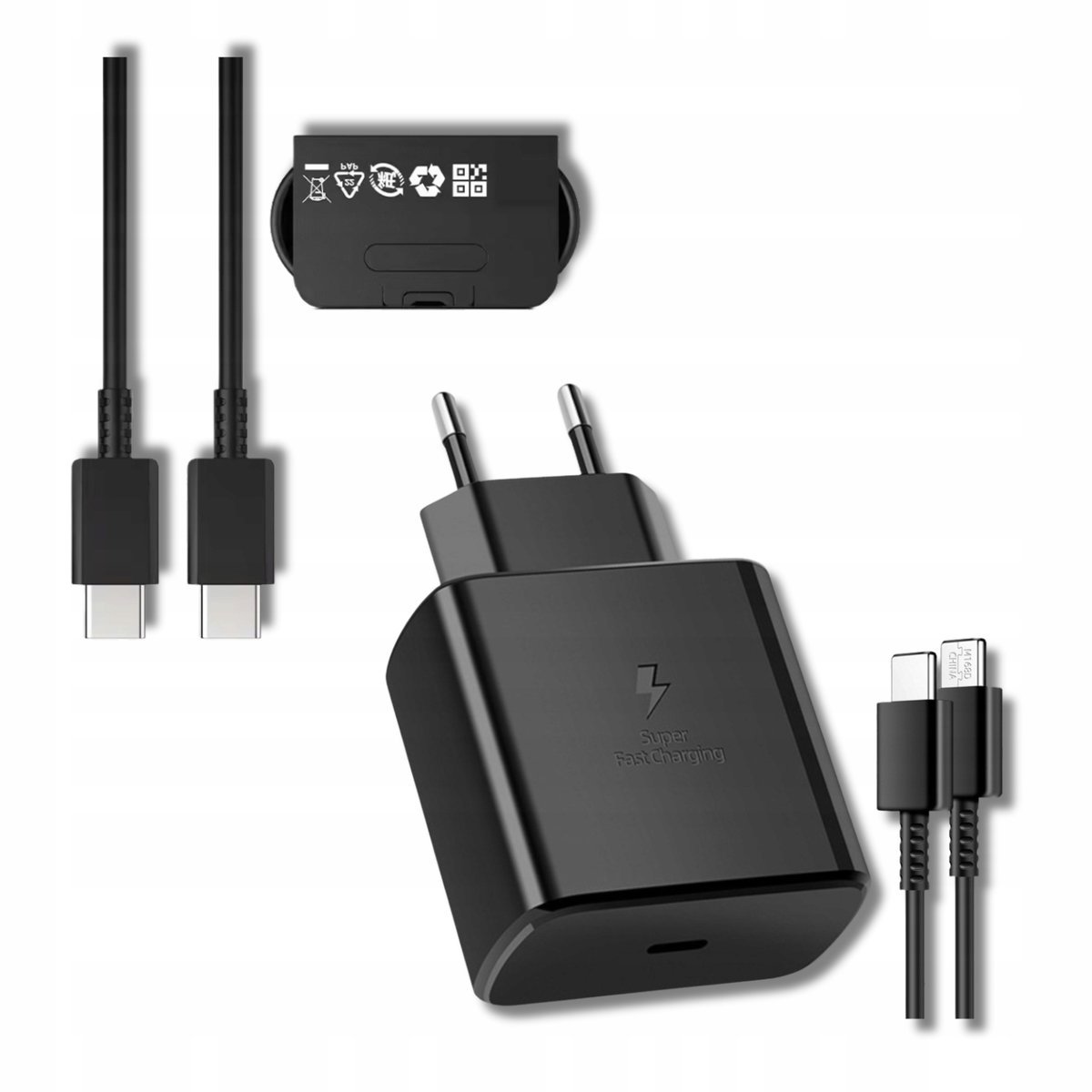 ŁADOWARKA SIECIOWA PD 45W SZYBKIE ŁADOWANIE DO SAMSUNG ZAMIENNIK + KABEL