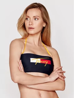 Stroje kąpielowe - Tommy Jeans Góra od bikini UW0UW02939 Granatowy - grafika 1