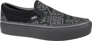 Vans Buty damskie 66 Classic Slip-On Platform czarne r. 36.5 VN0A3JEZWW0 - Trampki damskie - miniaturka - grafika 1