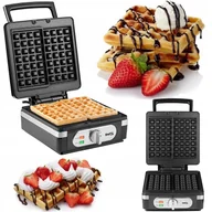 Gofrownice - Gofrownica 2 Duże Chrupiące Gofry Duża Mocna 1400W - miniaturka - grafika 1