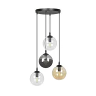 Lampy sufitowe - Emibig COSMO 4 BL PREMIUM MIX 714/4PREM lampa wisząca 4x40W/E14 IP20 714/4PREM - miniaturka - grafika 1
