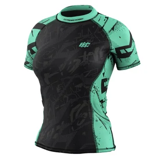 Rashguard damski fitness Extreme Hobby NEO - Koszulki sportowe damskie - miniaturka - grafika 1