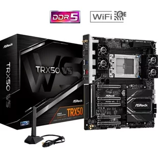 Płyta główna ASRock TRX50 WS – 90-MXBN40-A0UAYZ - Płyty główne - miniaturka - grafika 1