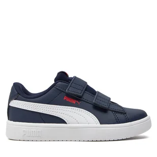 Sneakersy Puma Rickie Classic V Ps 394253-01 Granatowy - Buty dla chłopców - miniaturka - grafika 1