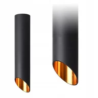 Lampy sufitowe - Lampa Sufitowa Wisząca Black Gold 30 CM Nowoczesna - miniaturka - grafika 1