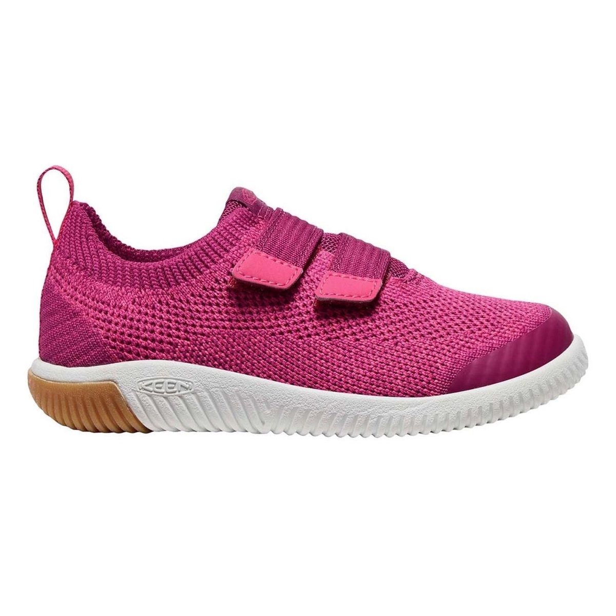 Buty dziewczęce Keen KNX Knit DS sportowe miejskie sneakersy na rzepy różowe-30