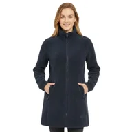 Płaszcze damskie - Płaszcz damski Jack Wolfskin High Curl granatowy ciepły Sherpa-S - miniaturka - grafika 1