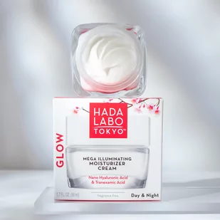 Hada Labo Tokyo Glow Skin Rozświetlający krem nawilżający do twarzy na dzień i na noc - Kremy do twarzy - miniaturka - grafika 3