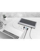 Części i akcesoria do laptopów - Digitus DA-70885 dock/port replicator Wired USB 3.2 Gen 2 3.1 Gen 2 Type-C Black Silver Docking station - miniaturka - grafika 1