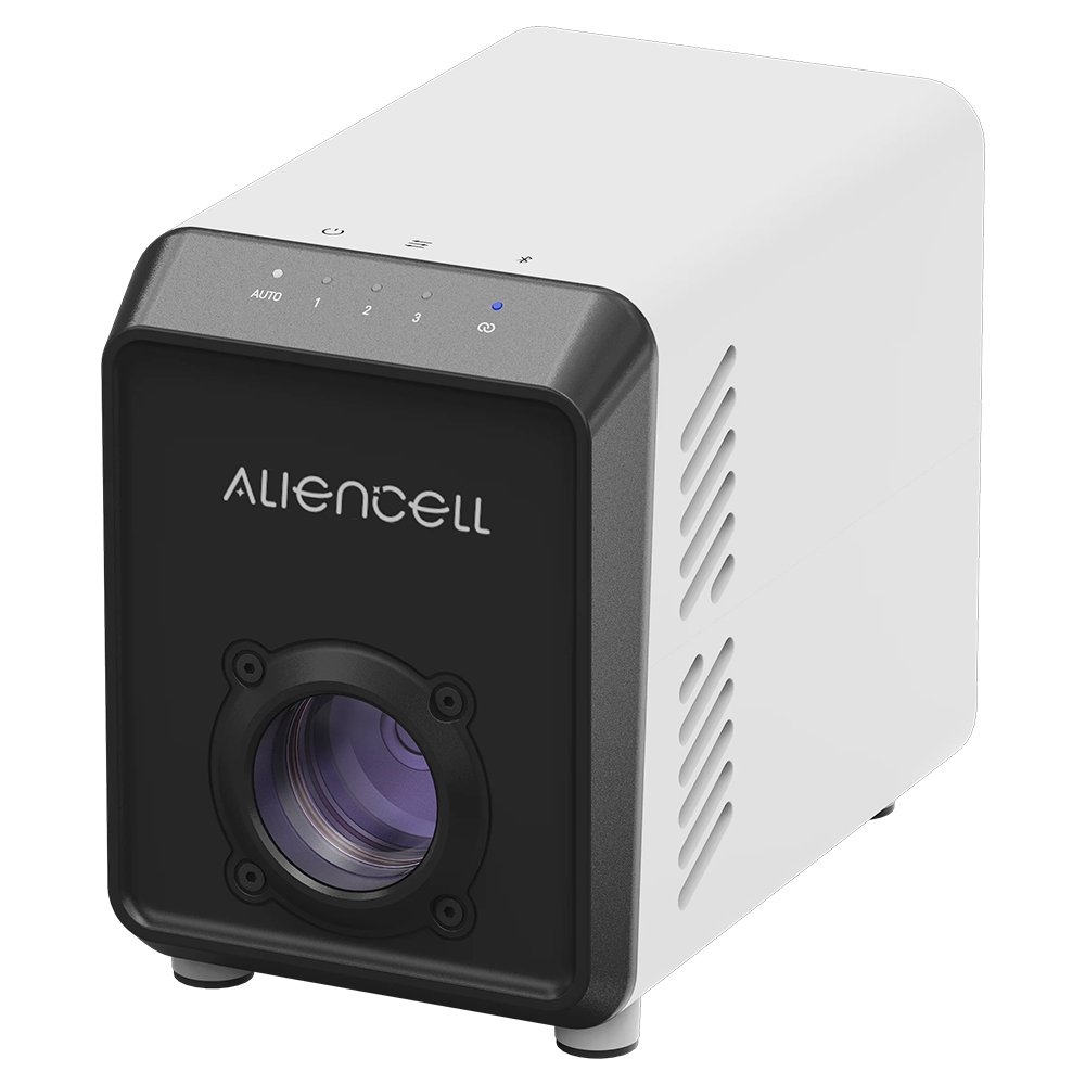 Aliencell Air Assist Pro, wysokie ciśnienie 14,5 psi, przepływ powietrza 40 l/min, cicha praca 55 dB, trwały metalowy tłok