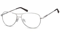 Okulary korekcyjne, oprawki, szkła - Aviatory zerowki Okulary oprawki metalowe korekcyjne 699A - miniaturka - grafika 1
