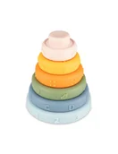Zabawki sensoryczne - Canpol babies Sensoryczna układanka Piramidka - miniaturka - grafika 1