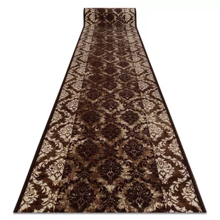 CHODNIK podgumowany 100 cm ROMANCE brązowy , 100x880 cm - Dywany - miniaturka - grafika 1