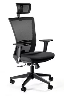 Fotel biurowy, krzesło biurowe Fotel ergonomiczny, do biura, mikrosiatka, Ergonic, kolor czarny - Fotele i krzesła biurowe - miniaturka - grafika 1