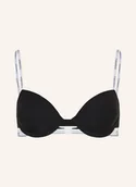 Biustonosze - Calvin Klein Biustonosz Z Fiszbinami Icon Cotton Modal schwarz - miniaturka - grafika 1