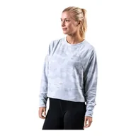 Bluzy damskie - Nike Rebel Dy All In Fc Crew Camo bluza damska, Wolf Grey/White, L - miniaturka - grafika 1