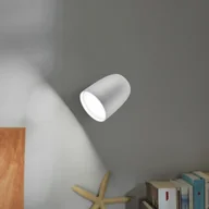 Lampy ogrodowe - Bover kinkiet zewnętrzny LED Nut, biały, aluminium/stal, wysokość 13,5 cm - miniaturka - grafika 1