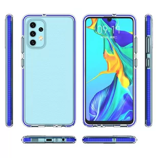Spring Case pokrowiec żelowe etui z kolorową ramką do Samsung Galaxy A32 4G ciemnoróżowy - Etui i futerały do telefonów - miniaturka - grafika 3