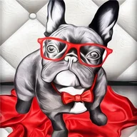 Zabawki kreatywne - Haft diamentowy mozaika diamentowa zestaw xxl 5d dla dzieci 30*30 pies - miniaturka - grafika 1