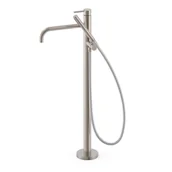 Baterie wannowe i prysznicowe - Bateria wannowa wolnostojąca Tres Study stal szczotkowana 26247005AC - miniaturka - grafika 1