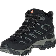 Buty trekkingowe damskie - Merrell Damskie buty trekkingowe Moab 2 Mid GTX, czarny, 38 EU - miniaturka - grafika 1