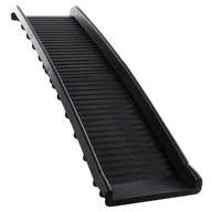 Sprzęt podróżny i transportery dla psów - FLAMINGO Składana rampa dla psa Zenna, 156x40x15 cm, czarna - miniaturka - grafika 1