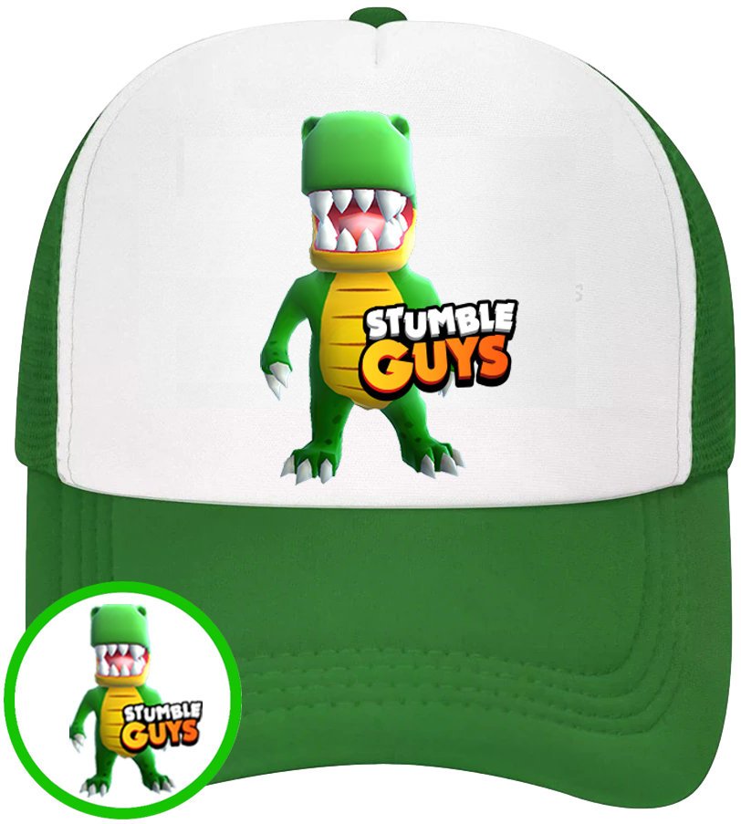 CZAPKA Z DASZKIEM STUMBLE GUYS DLA DZIECI SIATKA