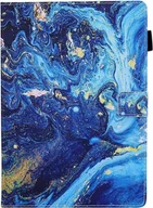 Etui do tabletów - Etui Do iPada 10.5" 2017 z Przegródkami na Karty Niebieski Kolor - miniaturka - grafika 1